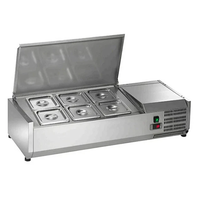 Arctic Air ACP40 39" Refrigerated Countertop Condiment Prep Station, 6 Pan Ca... Arctic Air ACP40 39" Refrigerated Countertop Condiment Prep Station, 6 Pan Ca...
