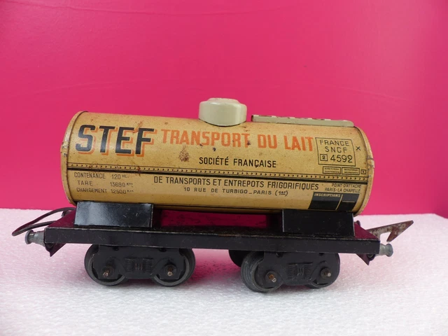 JEP ÉCH 0-FOURGON pour TRAINS de MARCHANDISES -attelage à CROC+guérite