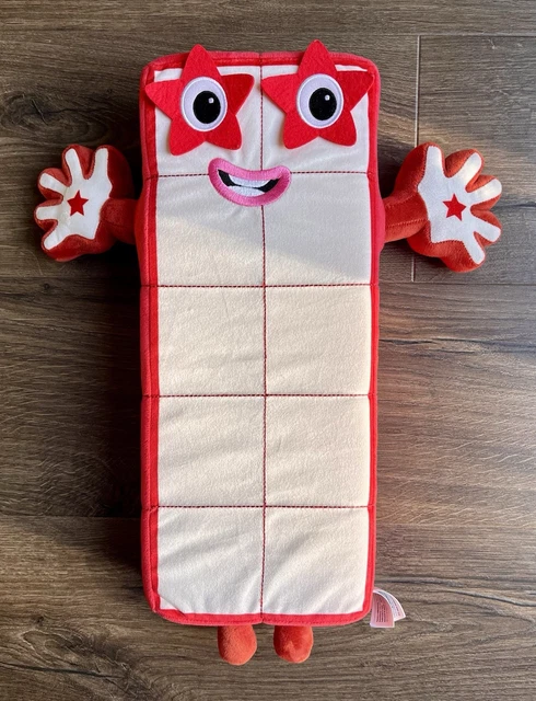 How Many Numberblocks OFFICIAL CBEEBIES NUMBERBLOCKS Playful Pals 10 Plush number ten £20.42 ...
