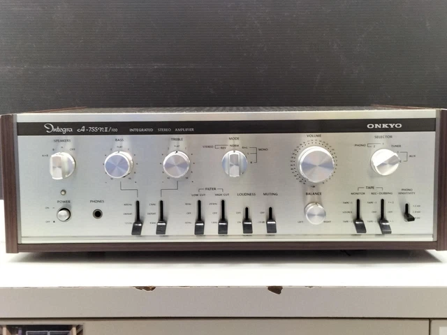 ONKYO 型番: A-755n Ⅱ/100. プリメインアンプ 現状品 ONKYO Integra A-755NII/100の仕様 オンキヨー/オンキョー