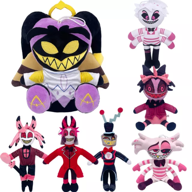 Hazbin Hotel Anime Plush Doll Angel Dust Husk Alastor Figure Collection Gift Toy