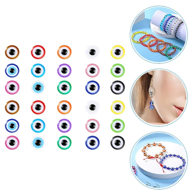 Vidrio Azul Decoración Mal de Ojo Dijes Mal de Ojo Cuentas Joyería Fabricación Resina