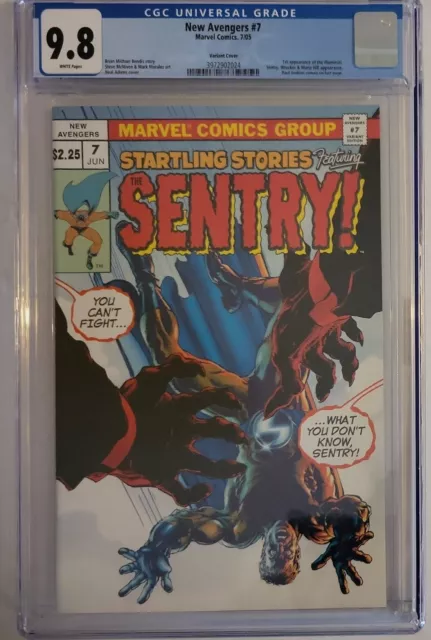 New Avengers 7 Cgc 9.8 Incentive Variant Illuminati Marvel Comics 2005