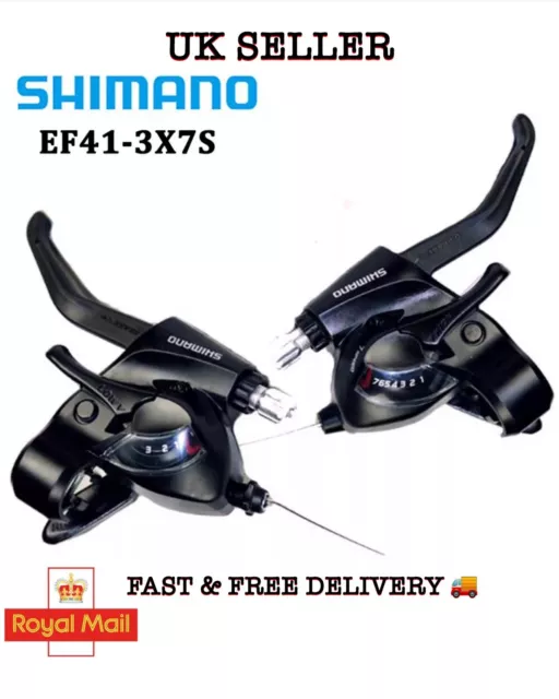 SHIMANO ST EF41 3X7 21-Gang Auslöser Sti Bremsschalter MTB Fahrrad Rapidfire Set