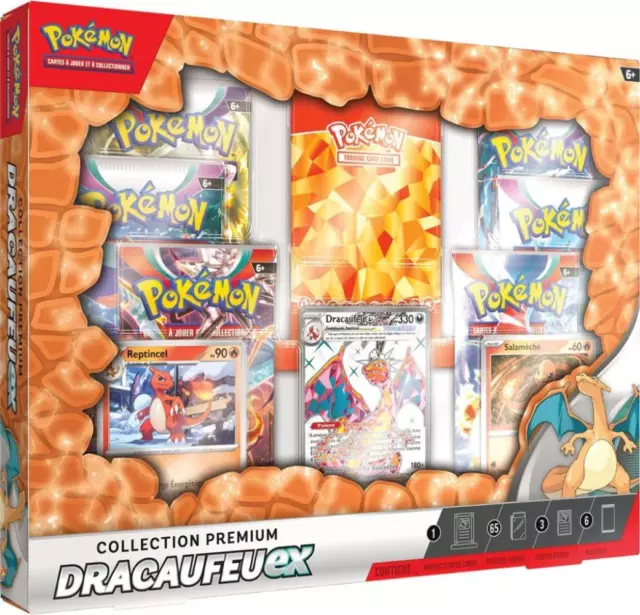 (FR) Pokémon Coffret Premium Dracaufeu ex