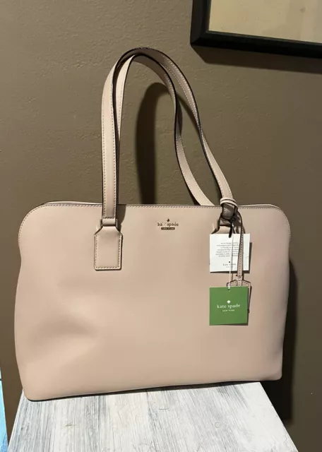 NWT Kate Spade Cameron Street Marybeth Large Tote Laptop Bag $495 PINK PXRU7708