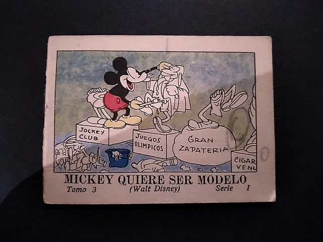 Ultra Rare 1942 Mickey Mouse MINI Comic Book #3 Disney Golden Age Comic