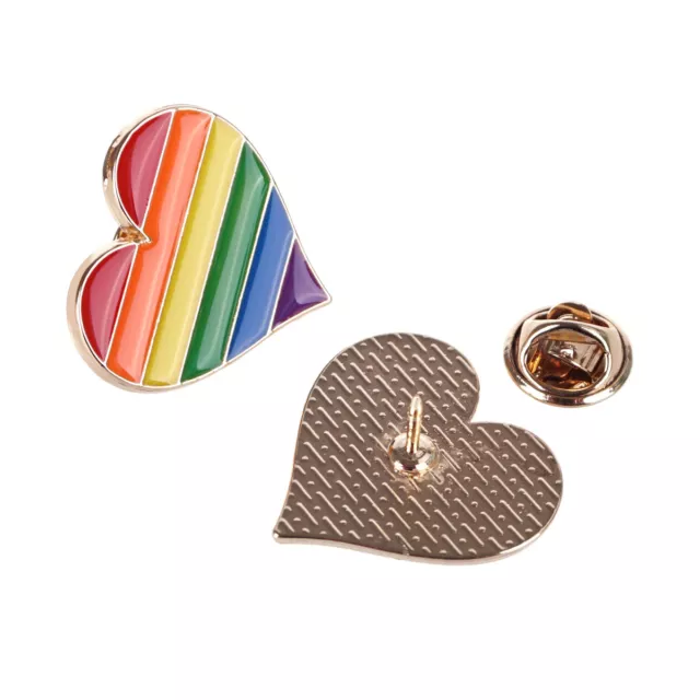 Regenbogen Anstecker Set | LGBT Pin | 12 Stück | Pride Fahne Metallanstecker 3