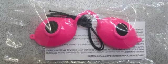 Tanning Bed Eyewear Sunnies Goggles Protection  PINK