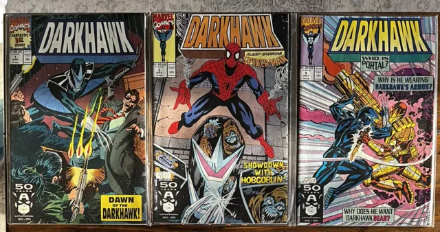 Marvel Comics Lot of 16 Darkhawk #1-9, 11-17 Mint LN Never Read Kept In Plastic