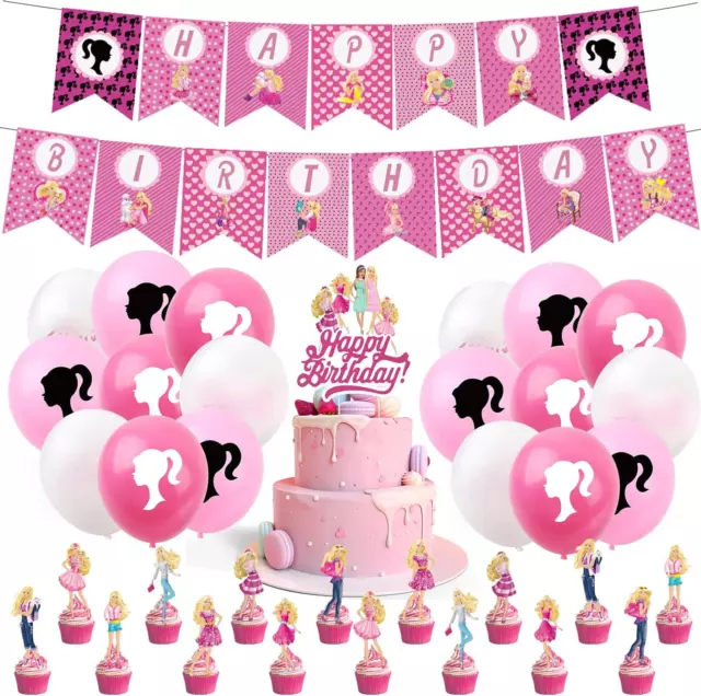 Waldspring Prinzessin Geburtstag Deko Set, Prinzessin Tortendeko, Prinzessin Geb