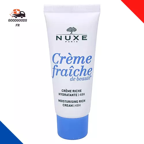 Nuxe Crème Fraîche de Beauté, Crème Riche et Hydratante 48H 30ml