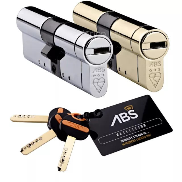 Avocet ABS High Security, Euro Cylinder UPVC Door Lock Anti Snap 3 Star