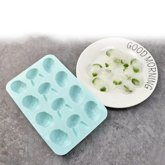 Easter Mold Cute Rabbit Eggs Silicone Mould Candy Fondant Chocolate Baking Tools