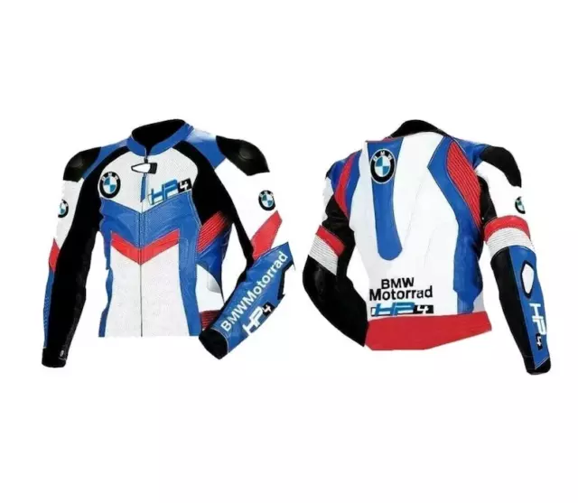 BMW MotoGP Motorcycle  Leather Jacket Motorbike jacket Bikers racing jacket