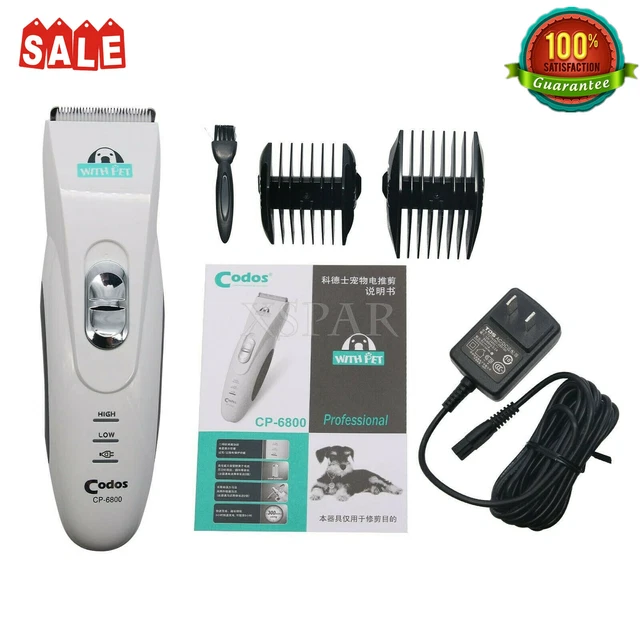 Electric Pet Hair Trimmer Codos CP-6800 Dog Cat Grooming Clippers Shaver Razor#