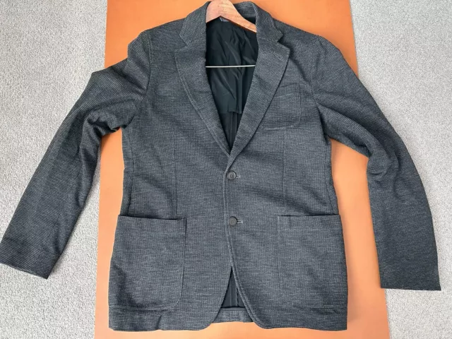 Armani Collezioni 41R Men's Suit jacket Blazer Sport jacket Greyish Black