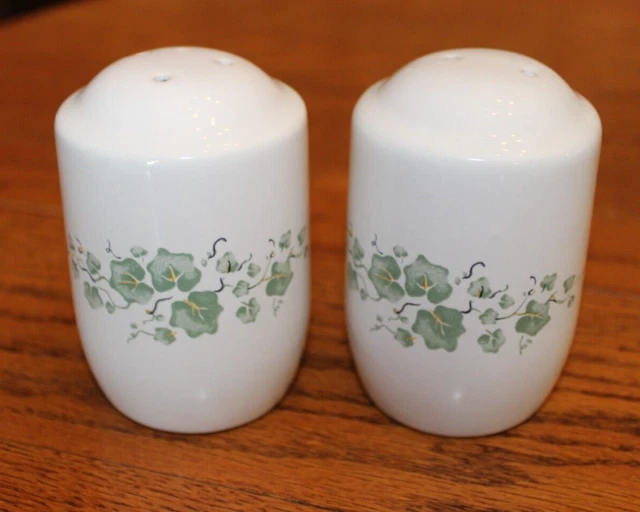 Corelle Coordinates Callaway Ivy Swirl Jay Imports Salt and Pepper Shakers
