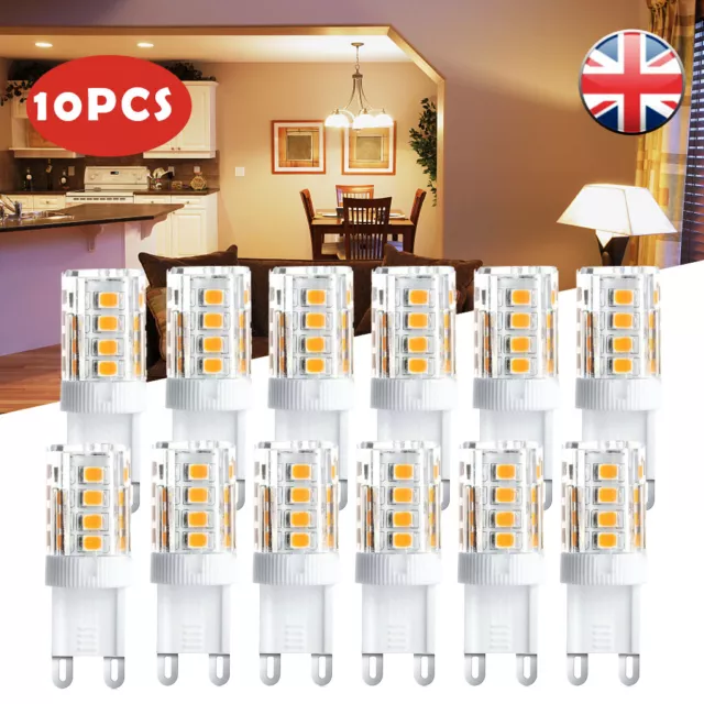 10 x G9 LED Bulb Warm/Cool White 5W Light Replace Halogen Bulbs Energy Saving UK