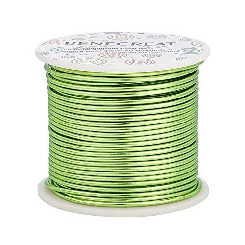 12 Gauge 100FT Tarnish Resistant Jewelry Craft Wire Bendable Alumin...