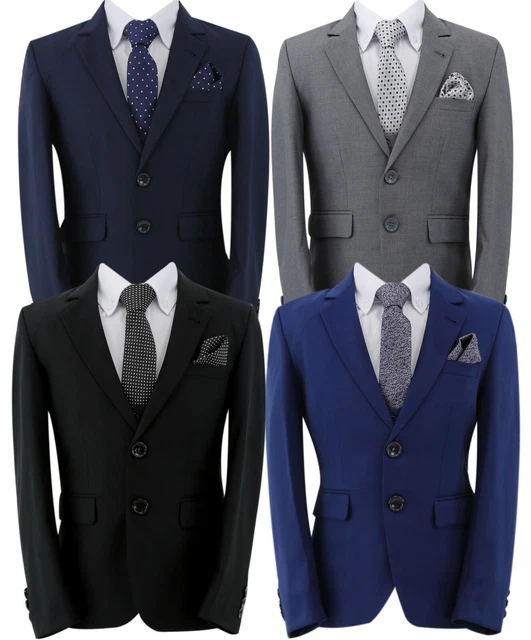 Abito slim fit ragazzo page ragazzo 7 pezzi ballo di nozze set formale