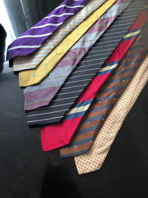 Lot de 8 cravates vintage