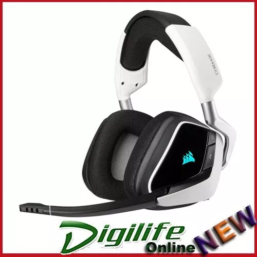 Corsair VOID RGB Elite Wireless Premium Gaming Headset Carbon White