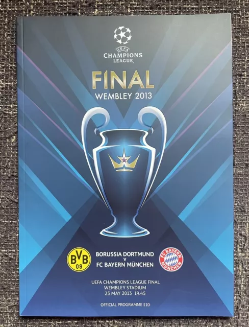 2013 Uefa Cl Finale In Wembley Bayern München Dortmund Offizielles Programm 203