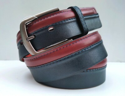 CEINTURE HOMME FEMME SIMILI CUIR NOIR TAILLE AJUSTABLE VOIR DESCRIPTIF DGE11 