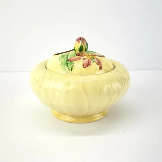 Carlton Ware Covered Sugar/Preserves Bowl- Australian Design- Yellow