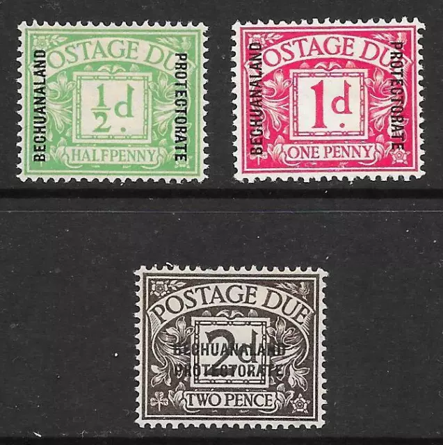 Bechuanaland 1926 Postage Due Set : MH : Cat Value £50