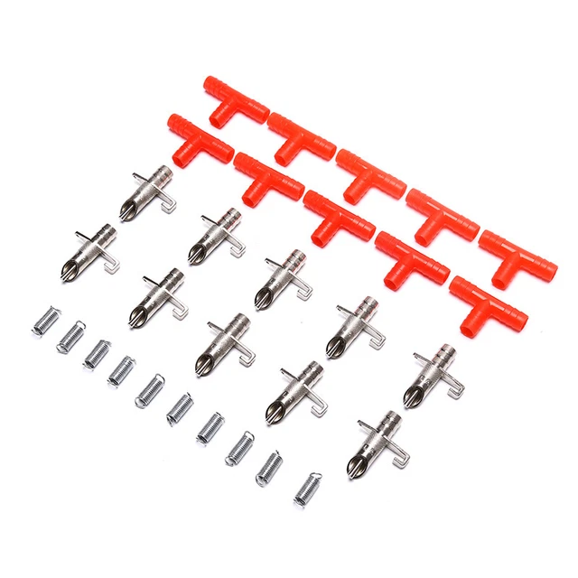 10 Pcs Automatic Rabbit Nipple Water Feeder Drinker For Pet Rab'qkQCAUC Ql EO
