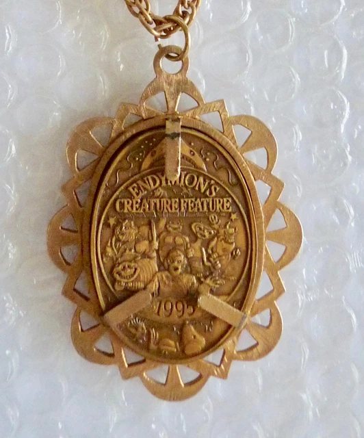eNDYMION CREATURE FEATURE OVAL NEW ORLEANS MARDI GRAS NECKLACE JEWELRY neocurio