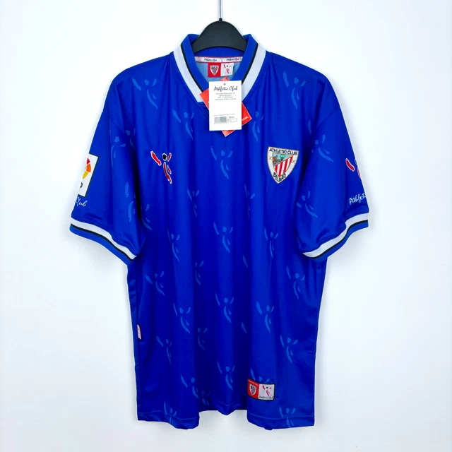 Maillot Athletic Bilbao Centenaire 1997/1998 - Kappa, JOSE MARI 14, Taille L - Neuf