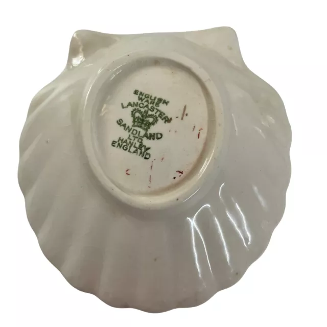 Vintage Sandland Ware Shell Shape Pin Dish Oliver Twist Asks For More England 2