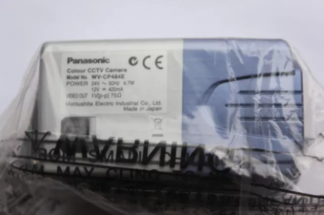 Matsushita Panasonic WV-CP484E kommerzielle Farb-CCTV-Kamera NEU/VERPACKT