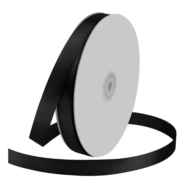 5/8 inches Wide x 100 Yards Single Face Polyester Satin Ribbon, Satin Ribbons