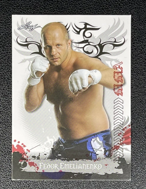2010 LEAF Fedor Emelianenko RC Rookie Card #1 - Pride Champion 2010 LEAF Fedor Emelianenko RC Rookie Card #1 - Pride Champion