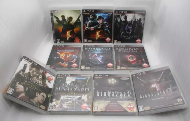 PS3 Biohazard 5 6 0 Revival Revelations Chronicles Selección 10Games Set Japón