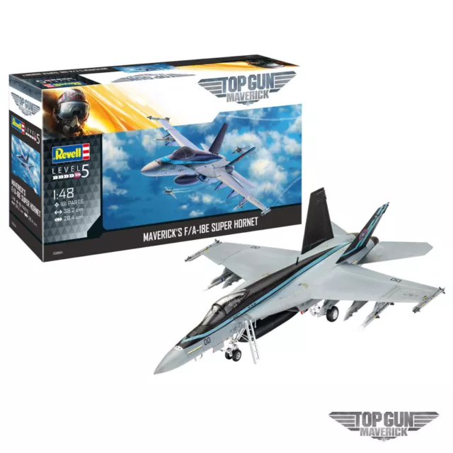 Revell Top Gun Maverick F/A-18E Super Hornet 1:48 Flugzeug Modellbausatz 03864