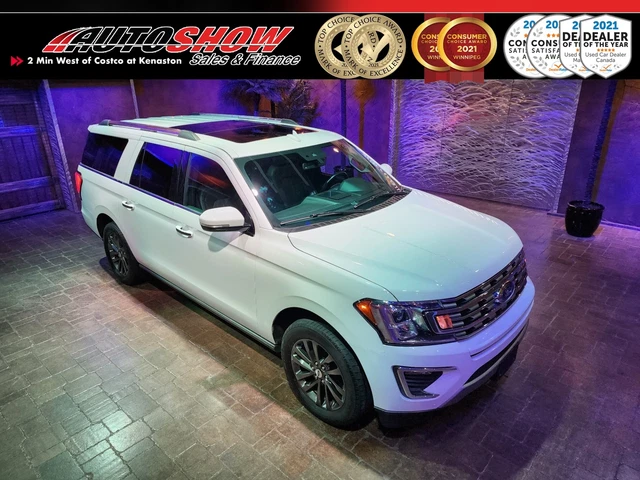 2021 Ford Expedition Max Limited - Htd & A/C Seats, Nav, Pano Roof, B&O Ste