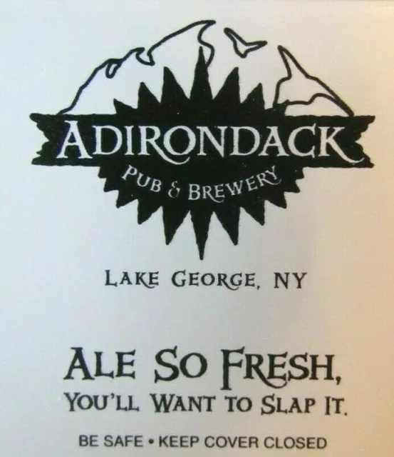 Adirondack Brewery Brew Pub Matchbook Matchcover (Lake George, New York) -E1