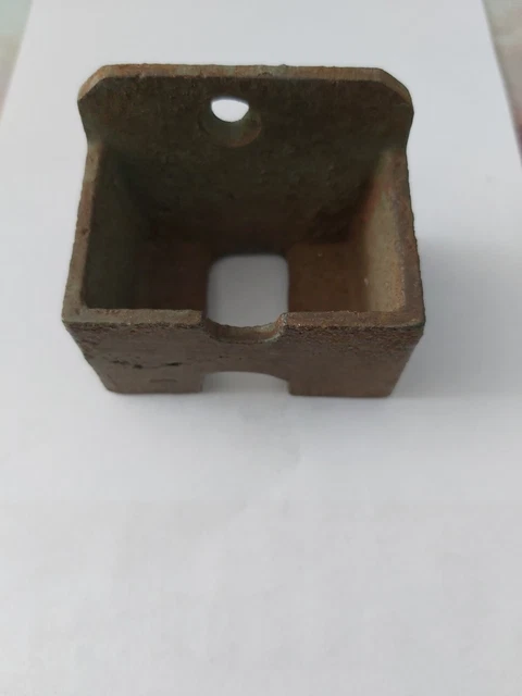 Tab Holder Cast Iron EIIR  Tin Back Royal Mail Post Box Post Office GPO Wall Box