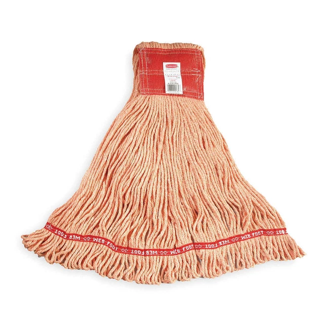 RUBBERMAID COMMERCIAL PRODUCTS FGA25206OR00 String Wet Mop,22 oz.Synthetic