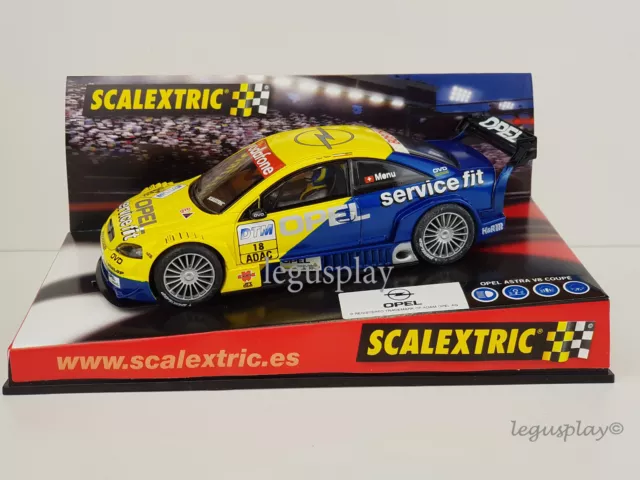 Slot car scx scalextric 6113 Opel Astra V8 Coupe DTM " Menu "