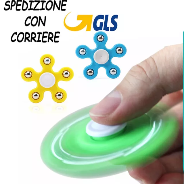 FIDGET SPINNER FIORE GIOCO RILASSANTE CUSCINETTO 3D ANTI STRESS TASCABILE t1