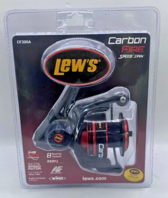 LEW'S CARBON FIRE Speed Spin CF300 A Spinning Reel 6.2:1 new generation  $64.99 - PicClick