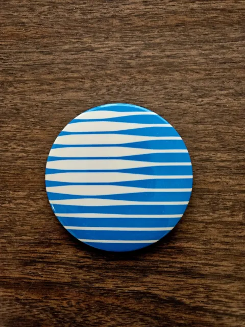 Vintage AT&T 3” Round Pinback Button Blue White Globe Logo