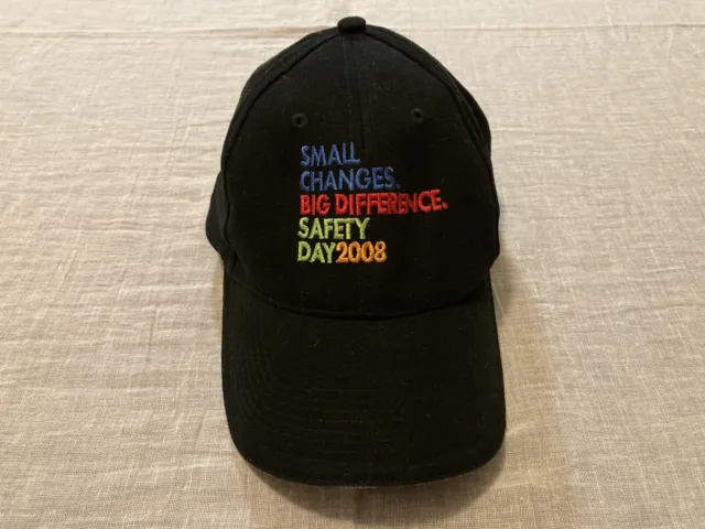 Small Changes Big Difference Safety Day 2008~100% Cotton Strapback Hat Cap