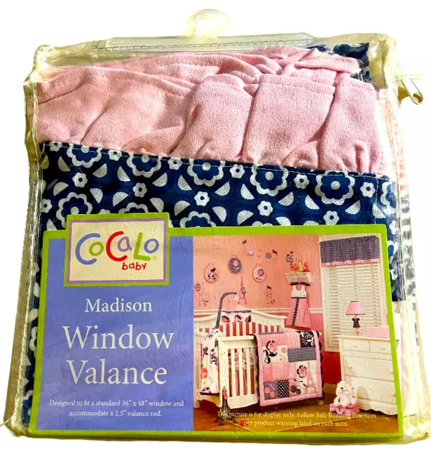 Cocalo Madison Ventana Cenefa Rosa Azul Marino Cuarto París Francés Femenino 15z